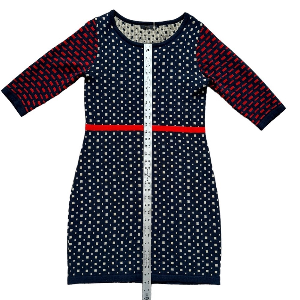 Anthropologie THML Women’s Knit Shift Dress 3/4 Sleeve Size Medium - Picture 10 of 12